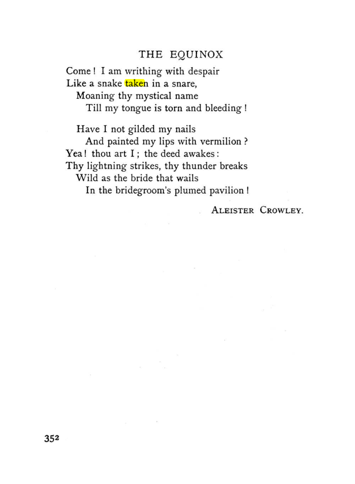 Original scan of The Equinox (Volume I, Number I), PDF page 360