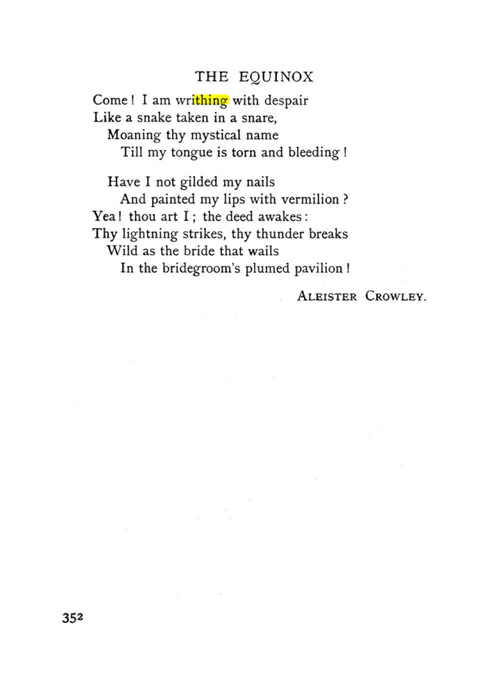 Original scan of The Equinox (Volume I, Number I), PDF page 360