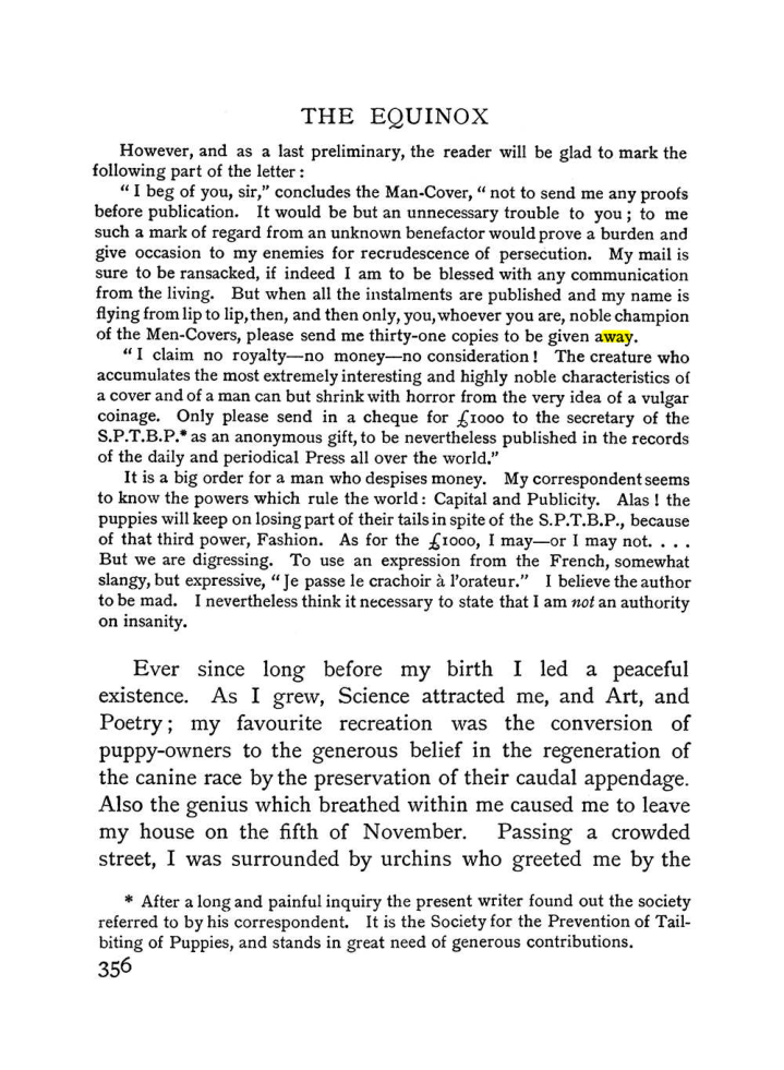 Original scan of The Equinox (Volume I, Number I), PDF page 364