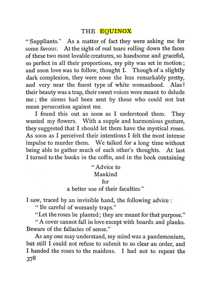 Original scan of The Equinox (Volume I, Number I), PDF page 386