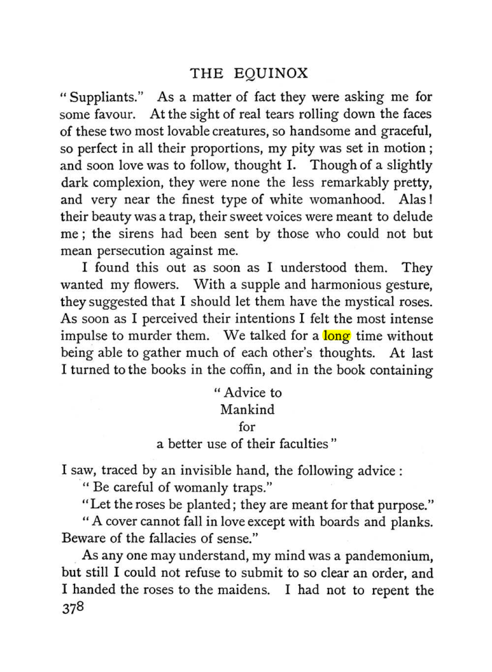 Original scan of The Equinox (Volume I, Number I), PDF page 386