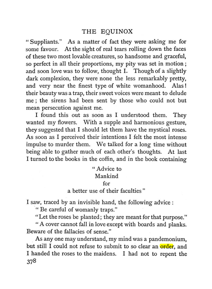 Original scan of The Equinox (Volume I, Number I), PDF page 386