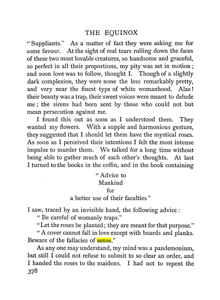Original scan of The Equinox (Volume I, Number I), PDF page 386