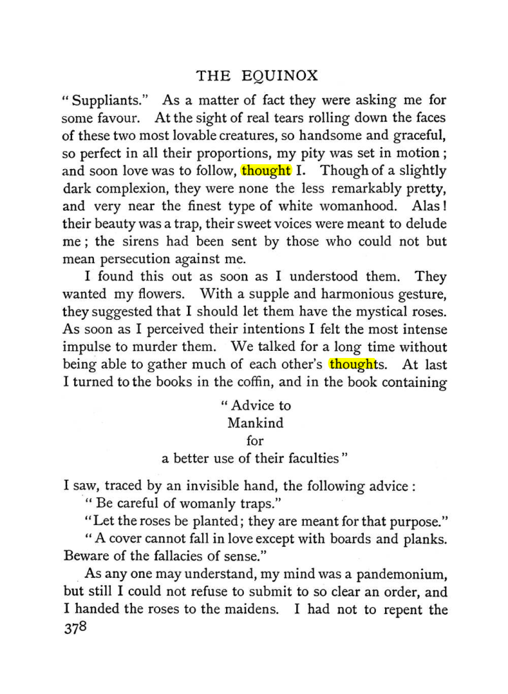 Original scan of The Equinox (Volume I, Number I), PDF page 386