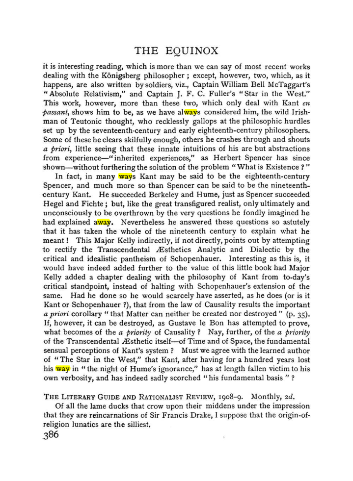 Original scan of The Equinox (Volume I, Number I), PDF page 394