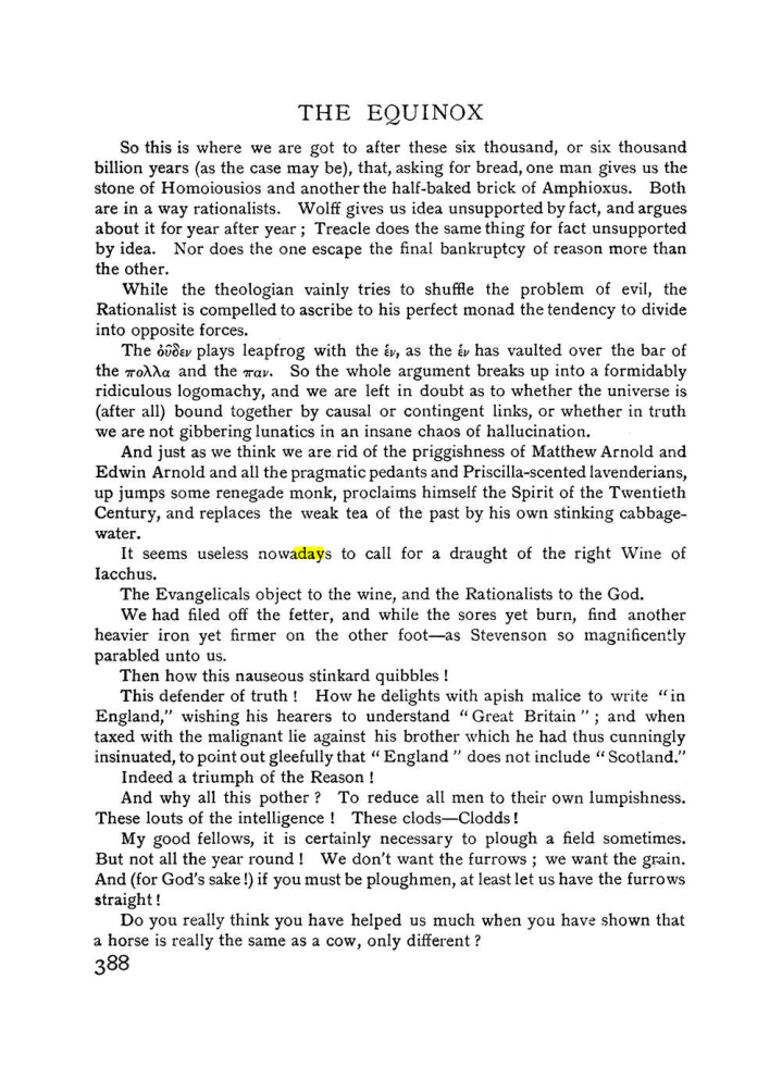 Original scan of The Equinox (Volume I, Number I), PDF page 396