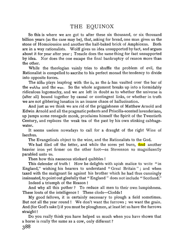 Original scan of The Equinox (Volume I, Number I), PDF page 396