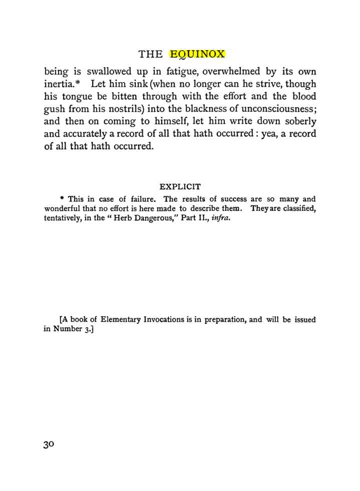 Original scan of The Equinox (Volume I, Number I), PDF page 40