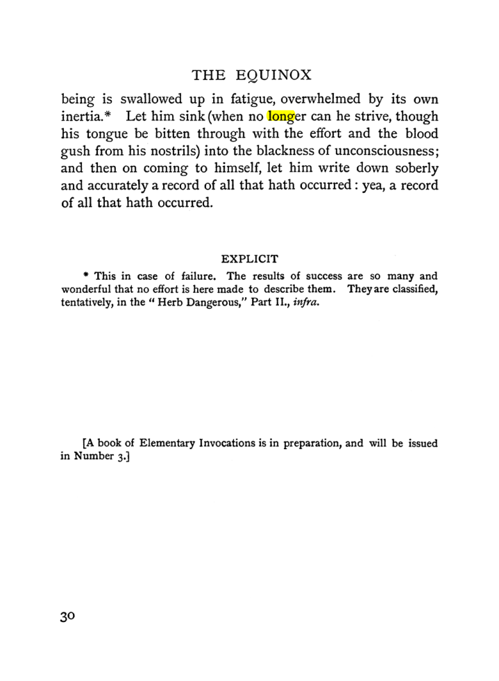 Original scan of The Equinox (Volume I, Number I), PDF page 40