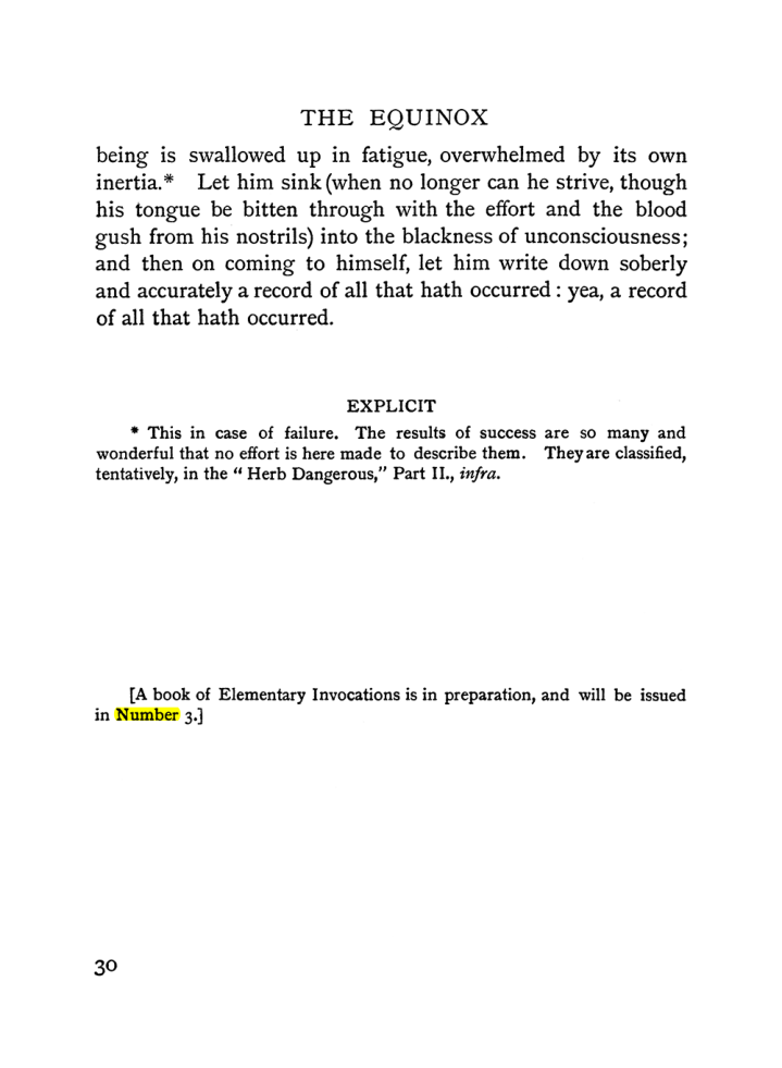 Original scan of The Equinox (Volume I, Number I), PDF page 40