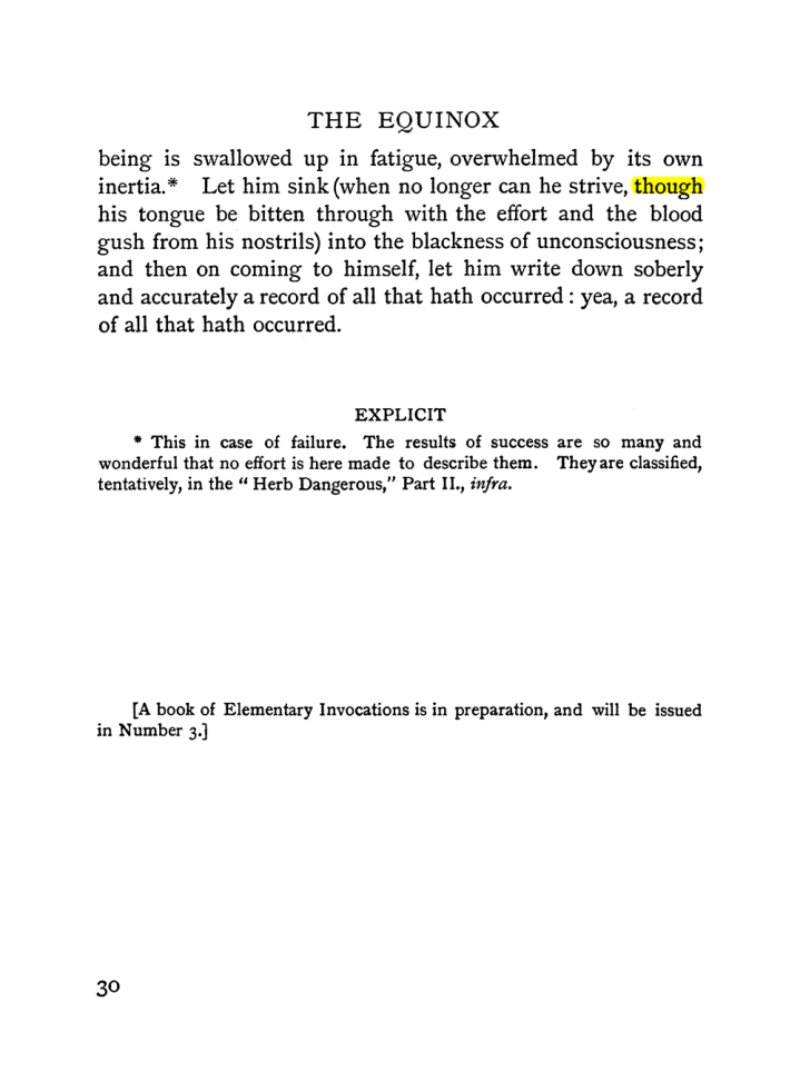 Original scan of The Equinox (Volume I, Number I), PDF page 40