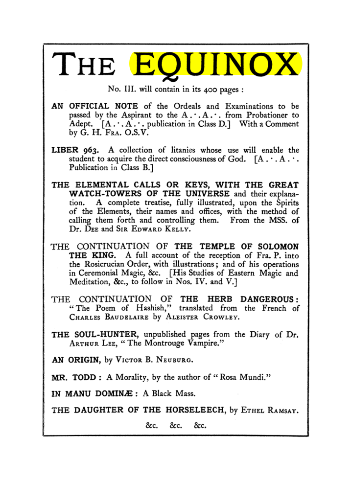 Original scan of The Equinox (Volume I, Number I), PDF page 406