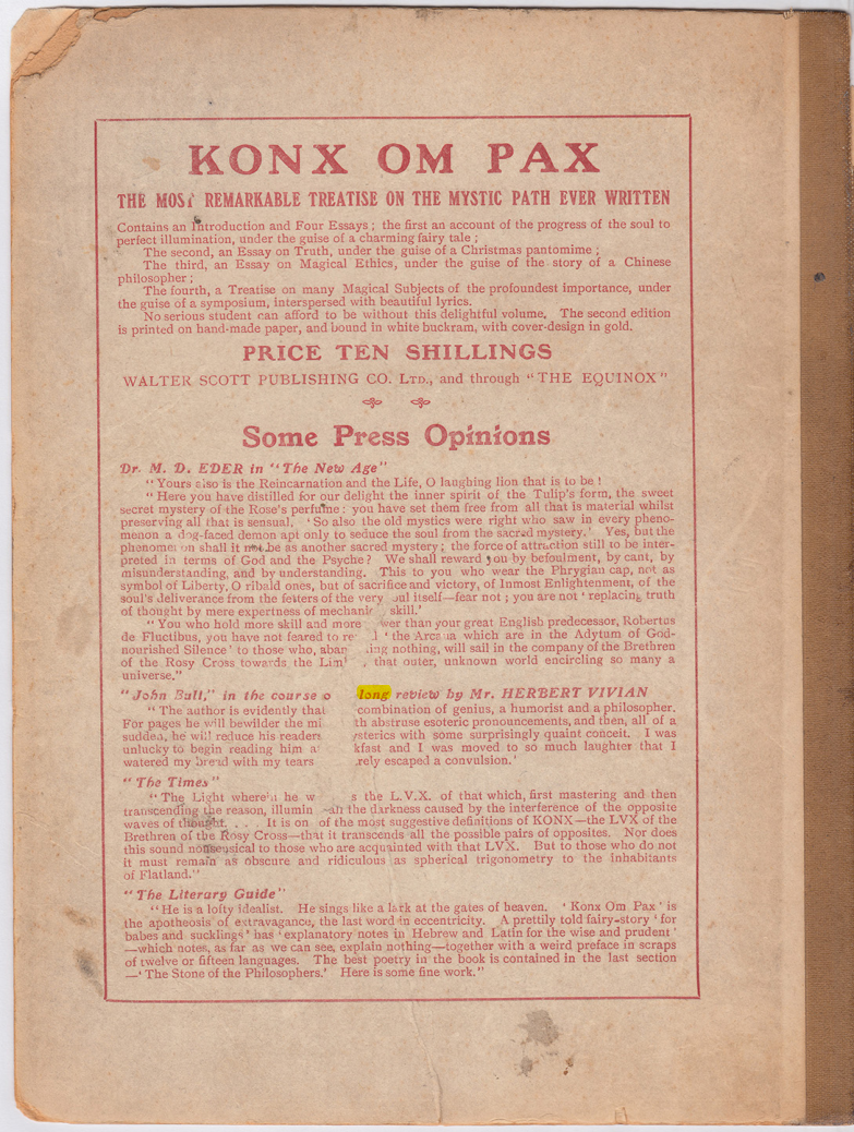 Original scan of The Equinox (Volume I, Number I), PDF page 416