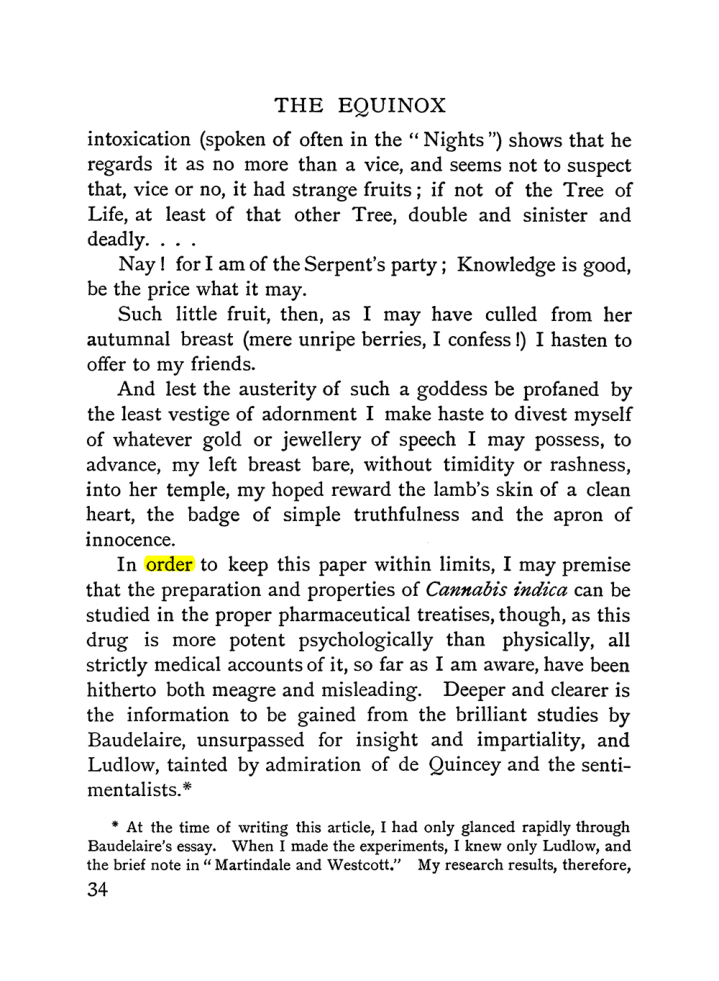 Original scan of The Equinox (Volume I, Number I), PDF page 44