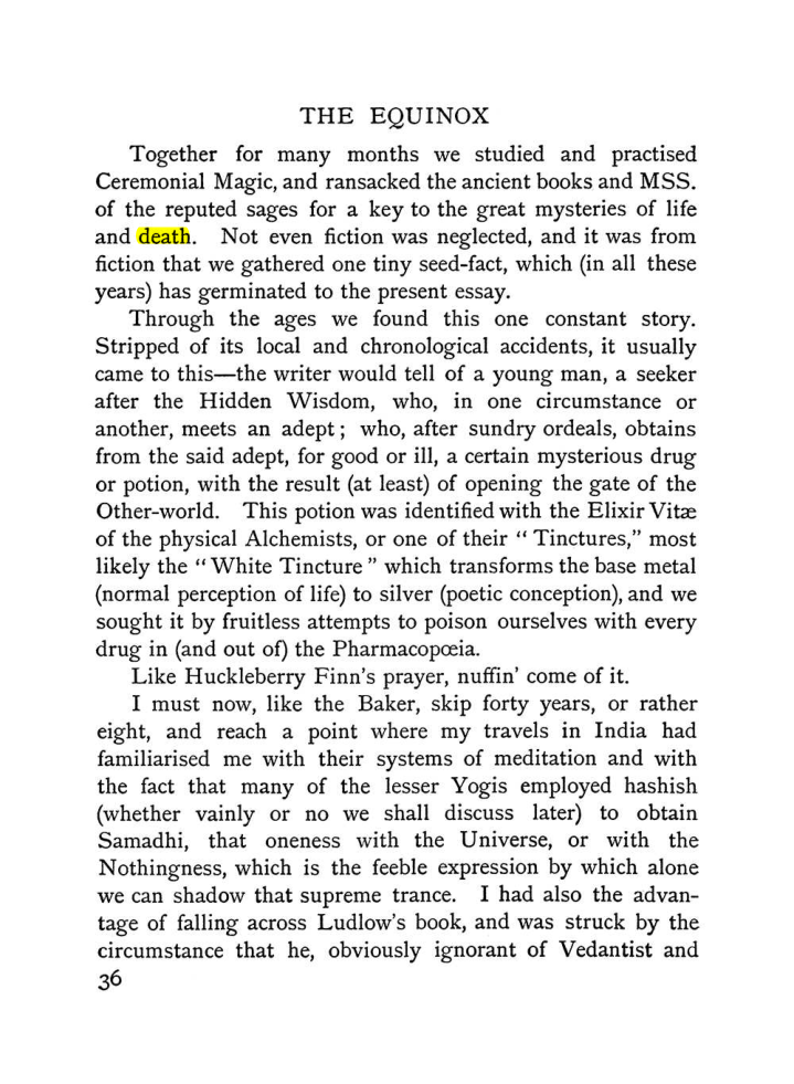 Original scan of The Equinox (Volume I, Number I), PDF page 46