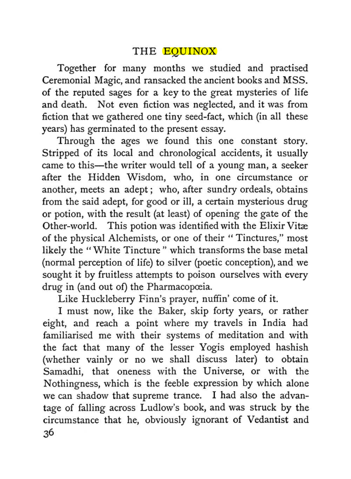 Original scan of The Equinox (Volume I, Number I), PDF page 46