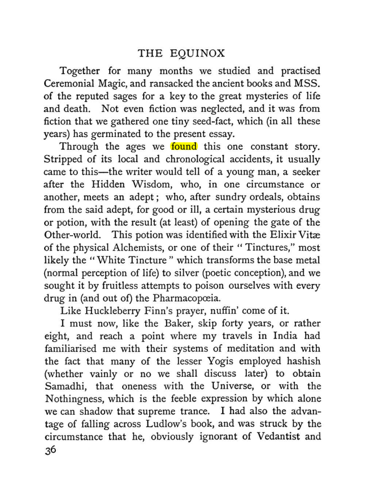 Original scan of The Equinox (Volume I, Number I), PDF page 46
