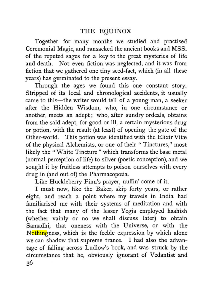 Original scan of The Equinox (Volume I, Number I), PDF page 46