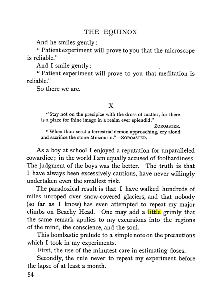 Original scan of The Equinox (Volume I, Number I), PDF page 64