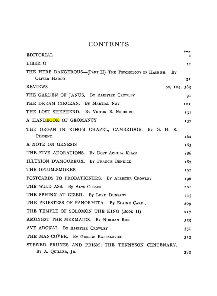 Original scan of The Equinox (Volume I, Number I), PDF page 7