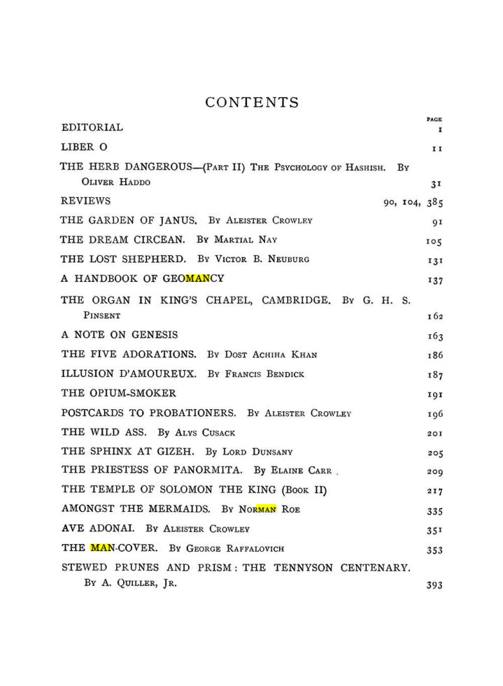 Original scan of The Equinox (Volume I, Number I), PDF page 7