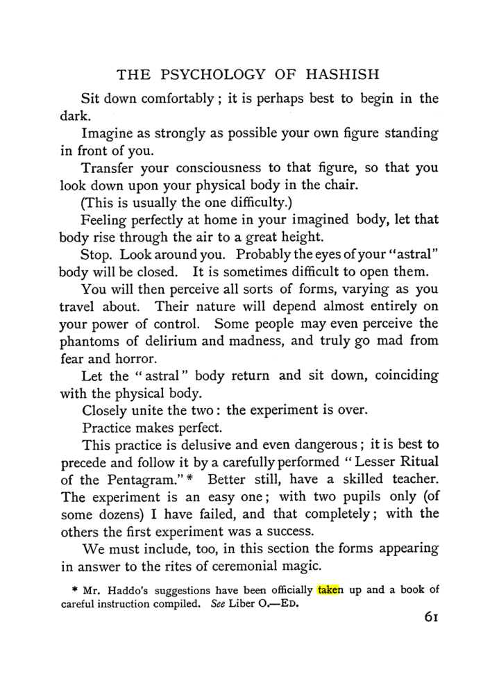 Original scan of The Equinox (Volume I, Number I), PDF page 71