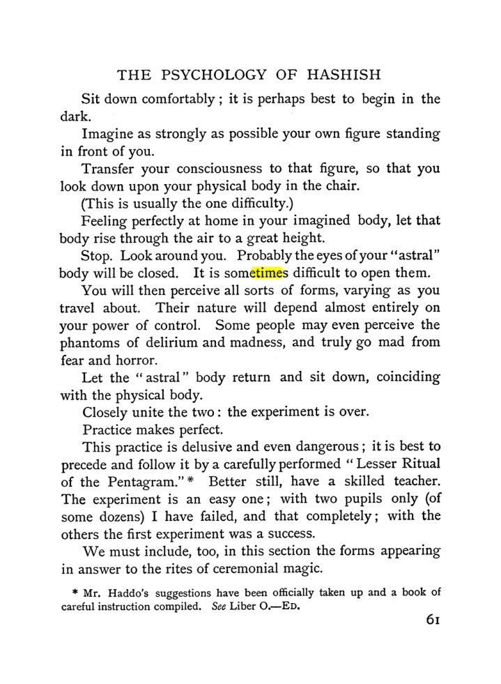 Original scan of The Equinox (Volume I, Number I), PDF page 71
