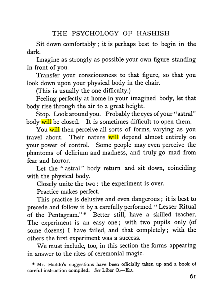 Original scan of The Equinox (Volume I, Number I), PDF page 71