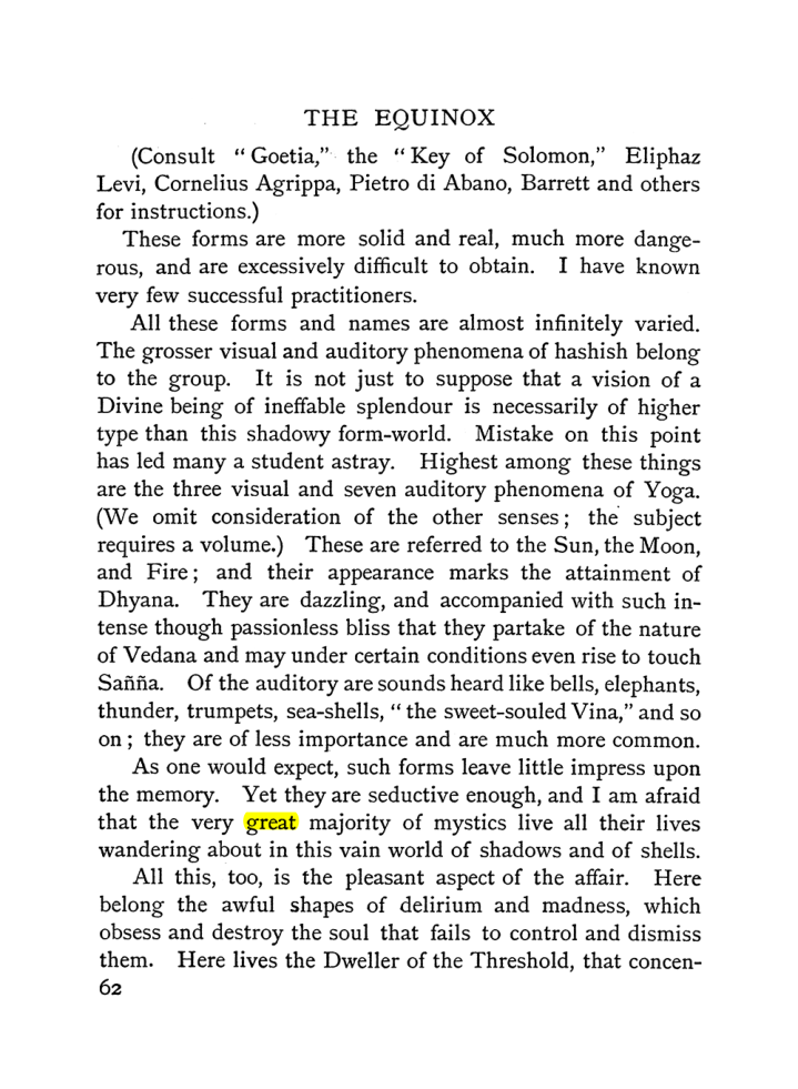 Original scan of The Equinox (Volume I, Number I), PDF page 72