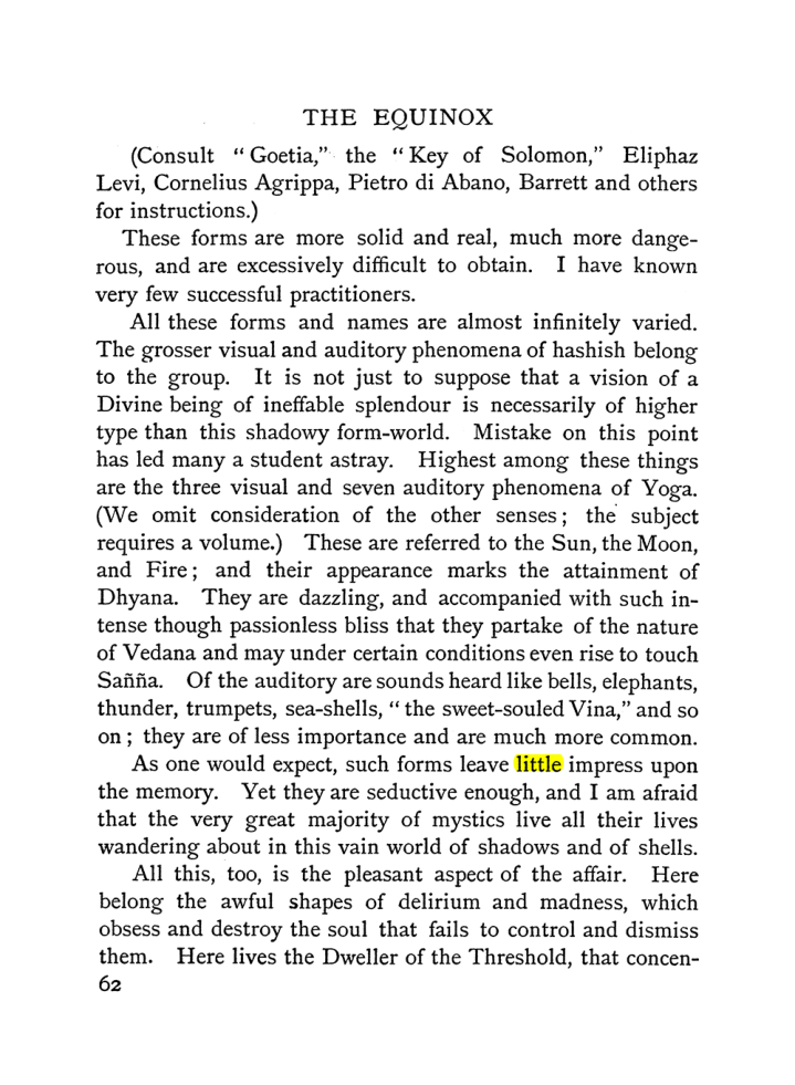 Original scan of The Equinox (Volume I, Number I), PDF page 72