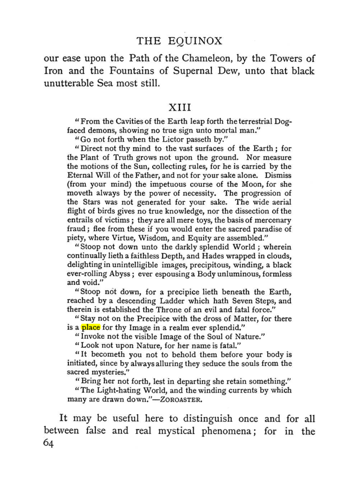 Original scan of The Equinox (Volume I, Number I), PDF page 74