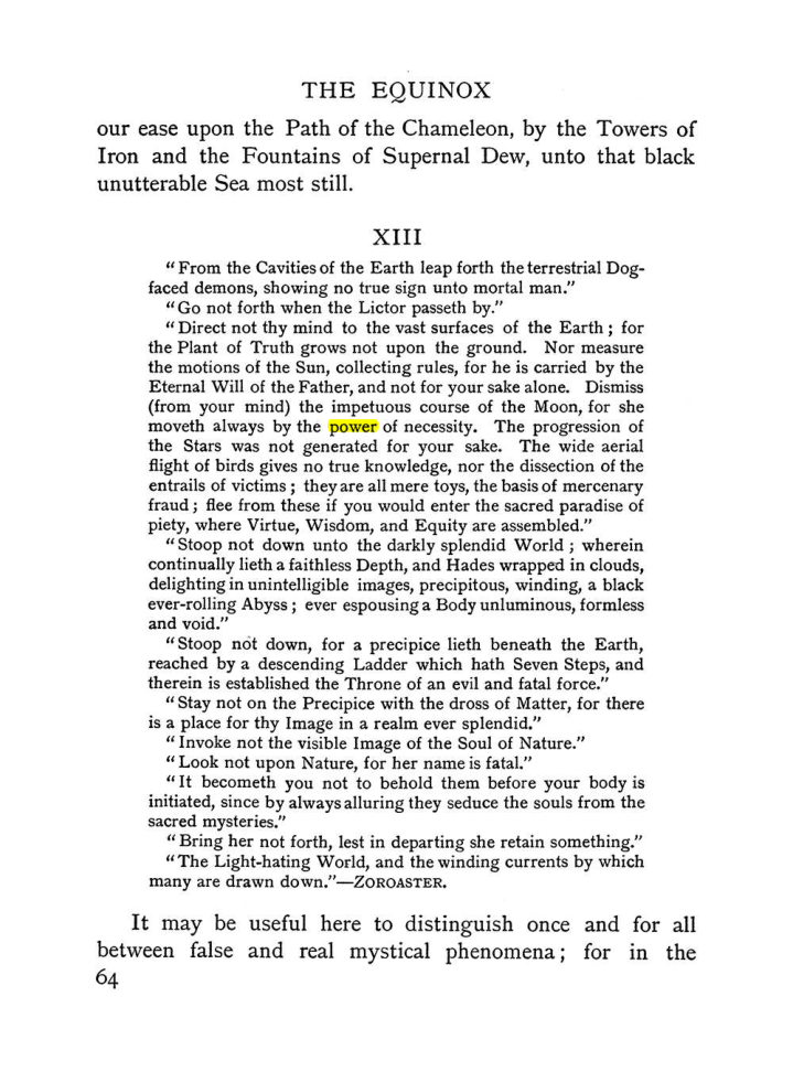 Original scan of The Equinox (Volume I, Number I), PDF page 74