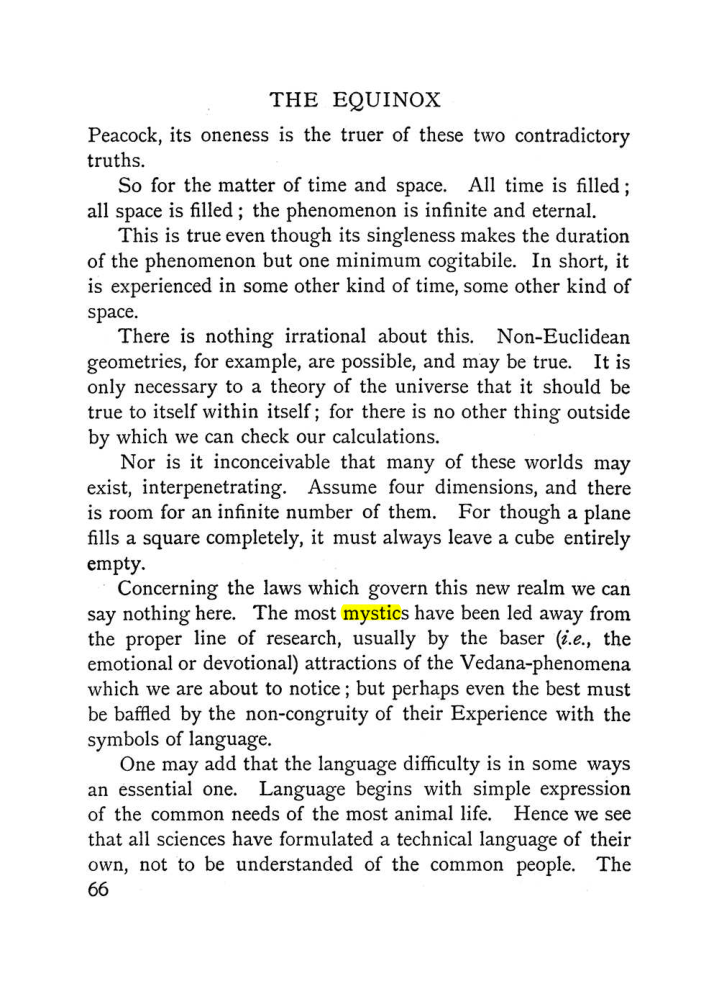 Original scan of The Equinox (Volume I, Number I), PDF page 76