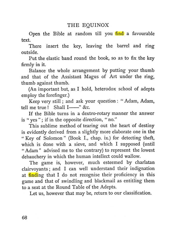 Original scan of The Equinox (Volume I, Number I), PDF page 78