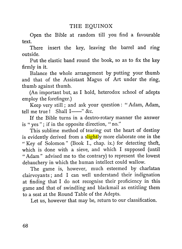 Original scan of The Equinox (Volume I, Number I), PDF page 78