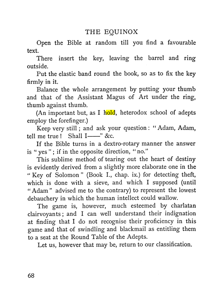 Original scan of The Equinox (Volume I, Number I), PDF page 78