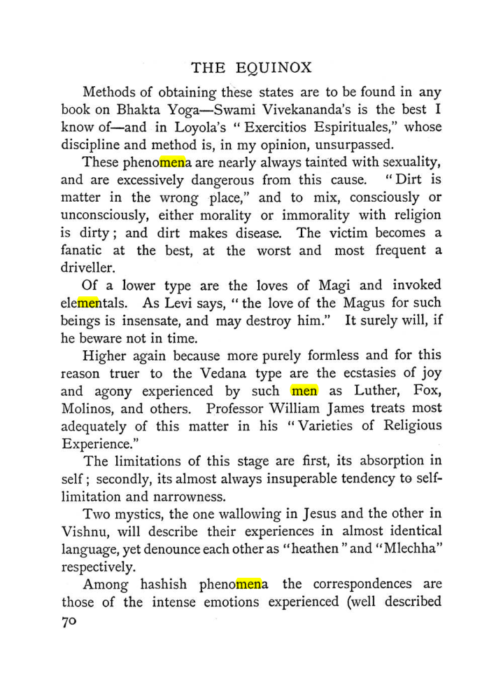Original scan of The Equinox (Volume I, Number I), PDF page 80