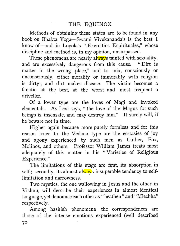 Original scan of The Equinox (Volume I, Number I), PDF page 80