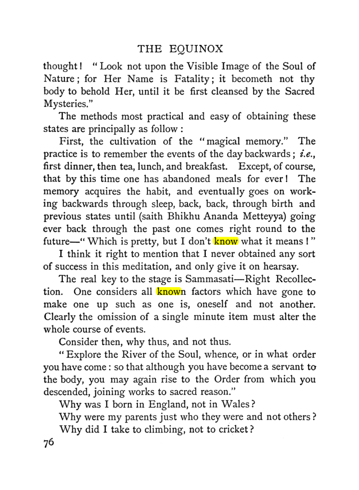 Original scan of The Equinox (Volume I, Number I), PDF page 86