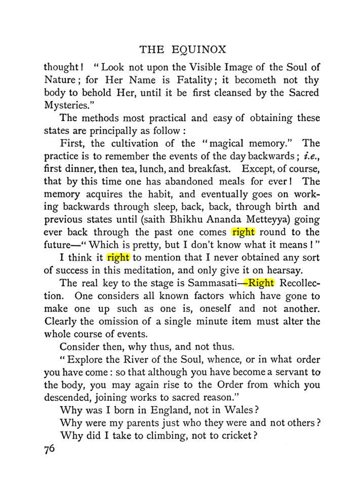 Original scan of The Equinox (Volume I, Number I), PDF page 86