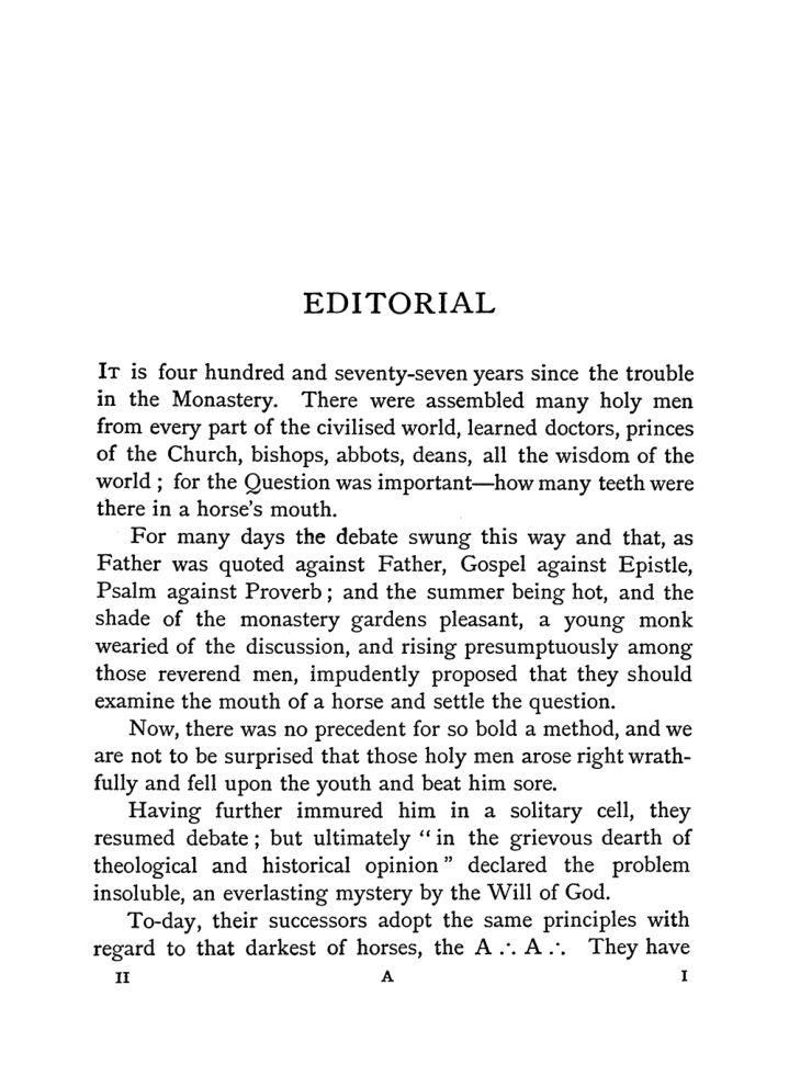 Original scan of The Equinox (Volume I, Number I), PDF page 9