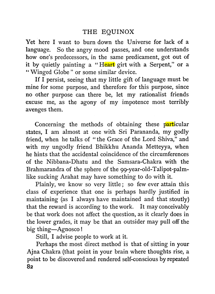 Original scan of The Equinox (Volume I, Number I), PDF page 92