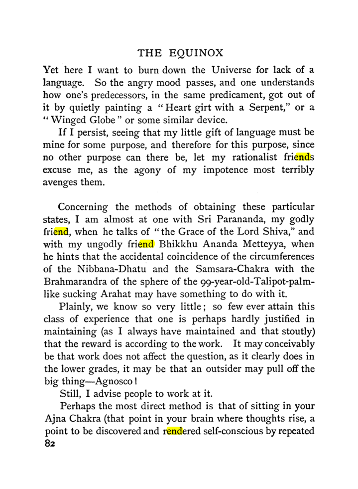 Original scan of The Equinox (Volume I, Number I), PDF page 92