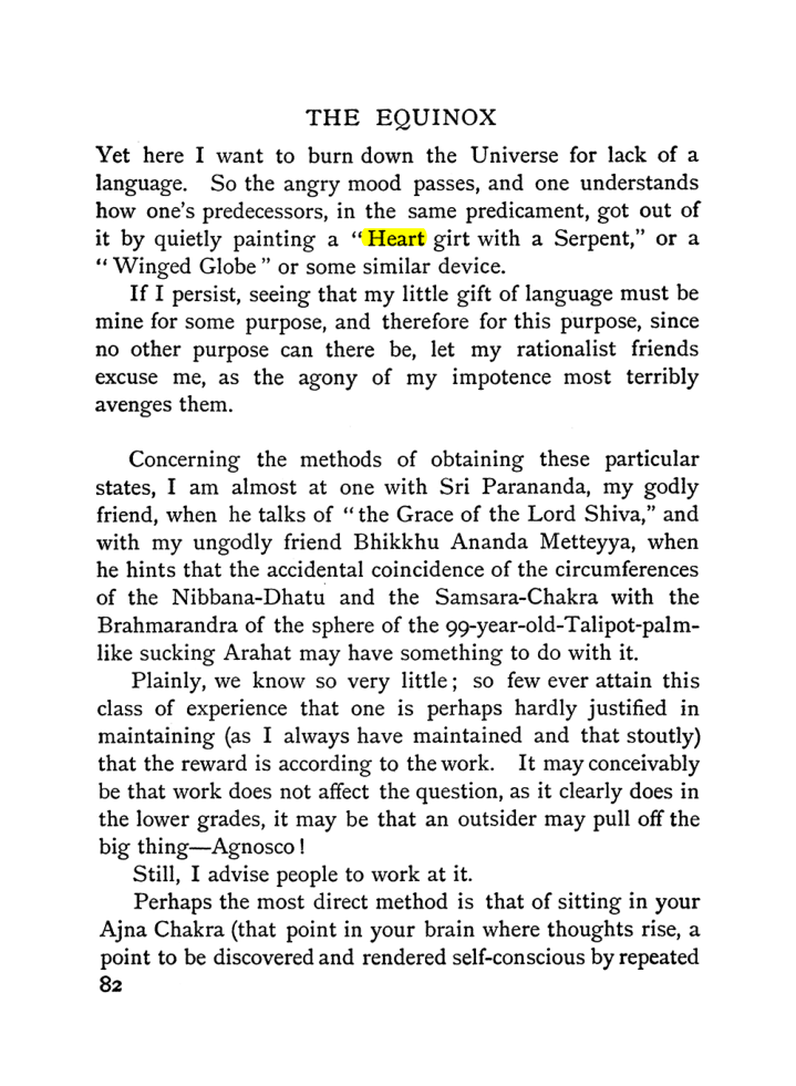 Original scan of The Equinox (Volume I, Number I), PDF page 92