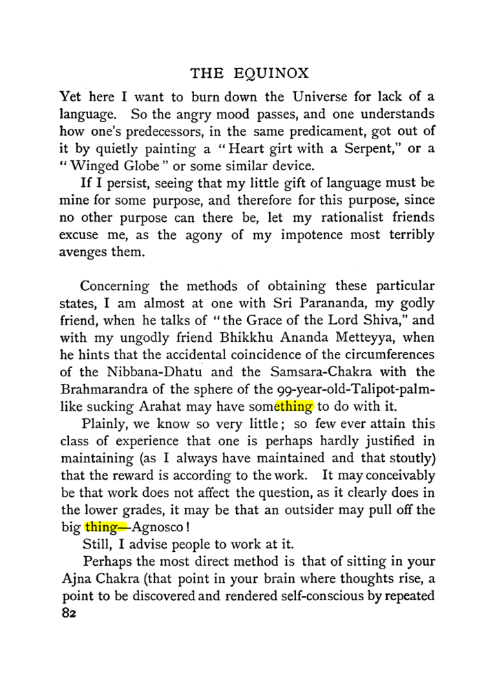 Original scan of The Equinox (Volume I, Number I), PDF page 92