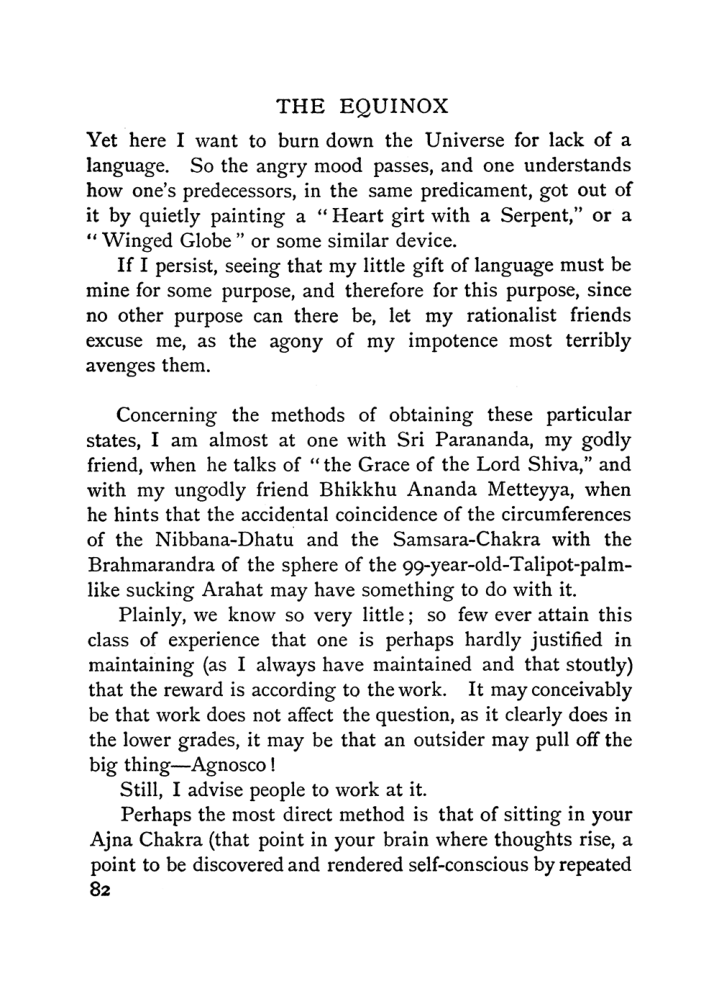 Original scan of The Equinox (Volume I, Number I), PDF page 92