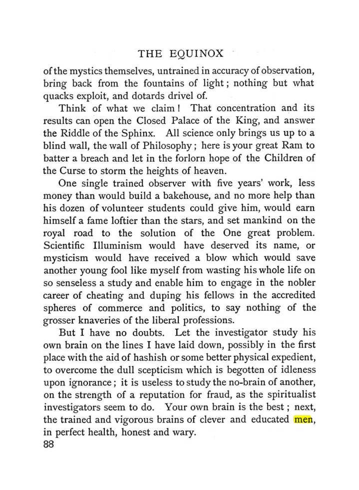Original scan of The Equinox (Volume I, Number I), PDF page 98