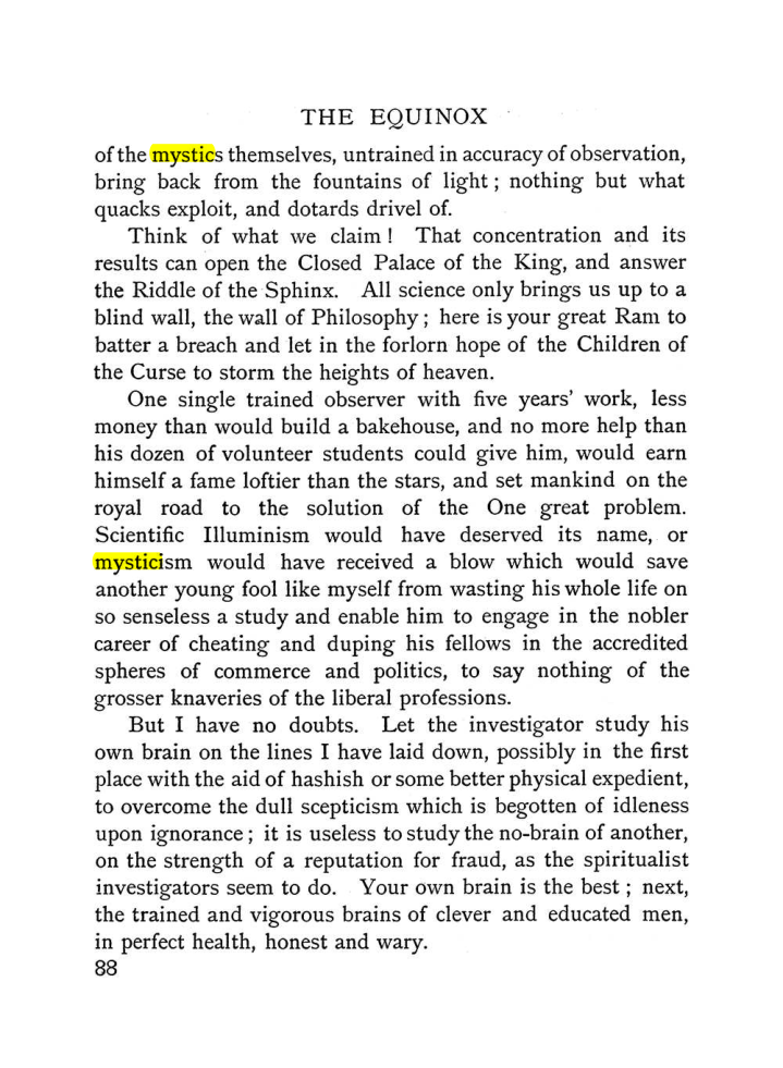 Original scan of The Equinox (Volume I, Number I), PDF page 98
