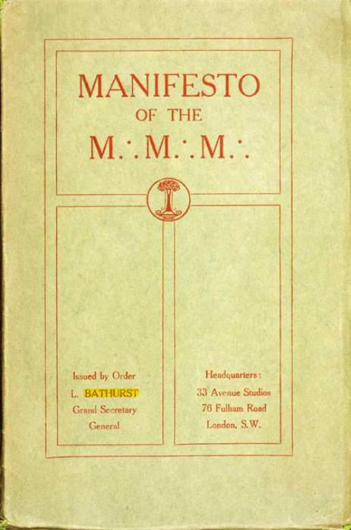 Original scan of Manifesto of the M.M.M., PDF page 1