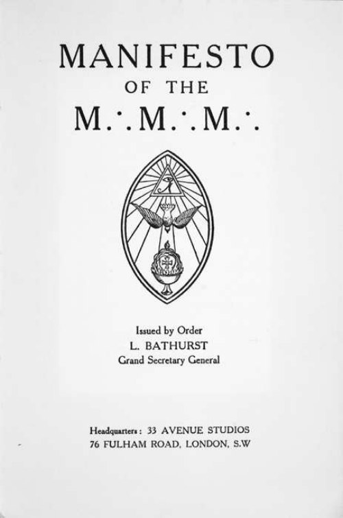 Original scan of Manifesto of the M.M.M., PDF page 4